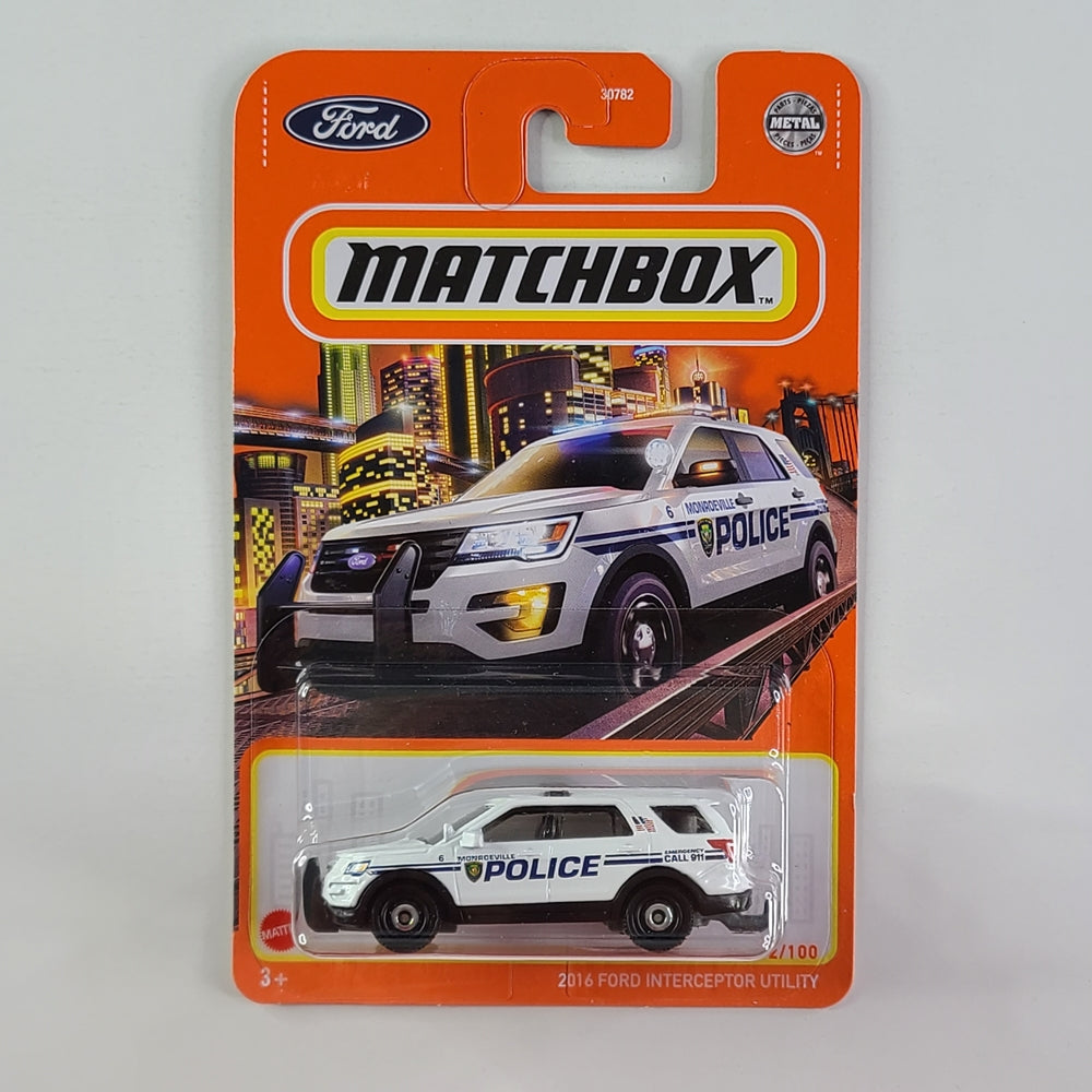 Matchbox - 2016 Ford Interceptor Utility (White)