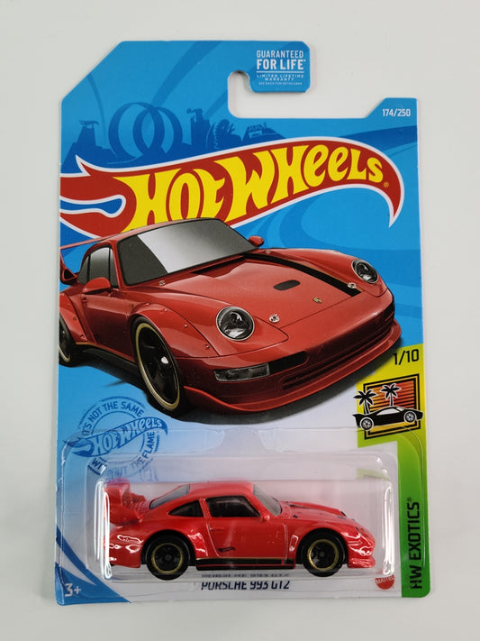 Hot Wheels - Porsche 993 GT2 (Glossy Red) [1/10 - 2021 HW Exotics Mini]