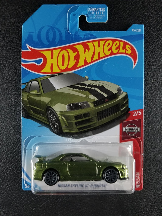 Hot Wheels - Nissan Skyline GT-R [BNR34] (Green)