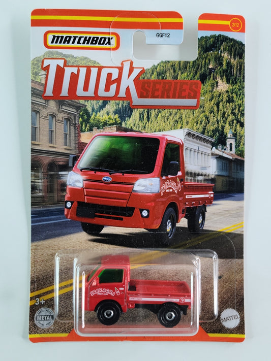 Matchbox - Subaru Sambar Truck (Red) [Truck Series (2021) - 2/12] [Walmart Exclusive]