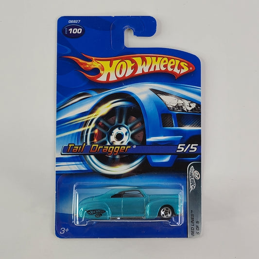 Hot Wheels - Tail Dragger (Metalflake Turquoise) [Kmart Collector's Day Exclusive]