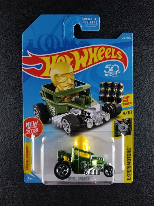 Hot Wheels - Skull Shaker (Green) [Factory Sealed 2018 Set]