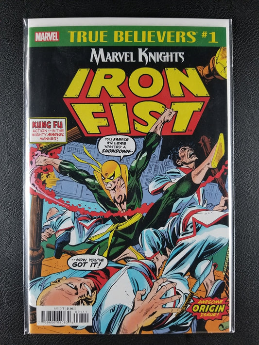 True Believers: Iron Fist [By Thomas and Knee] #1 (Marvel, November 2018)