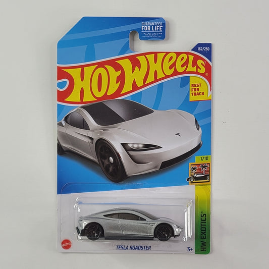 Hot Wheels - Tesla Roadster (Metalflake Silver)