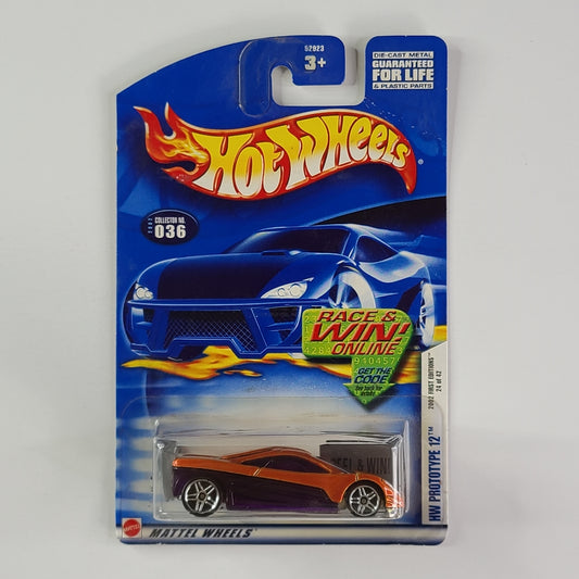 Hot Wheels - HW Prototype 12 (Metalflake Dark Orange)