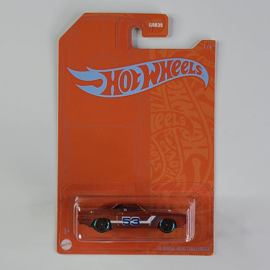 Hot Wheels - '70 Dodge Hemi Challenger (Metalflake Orange)