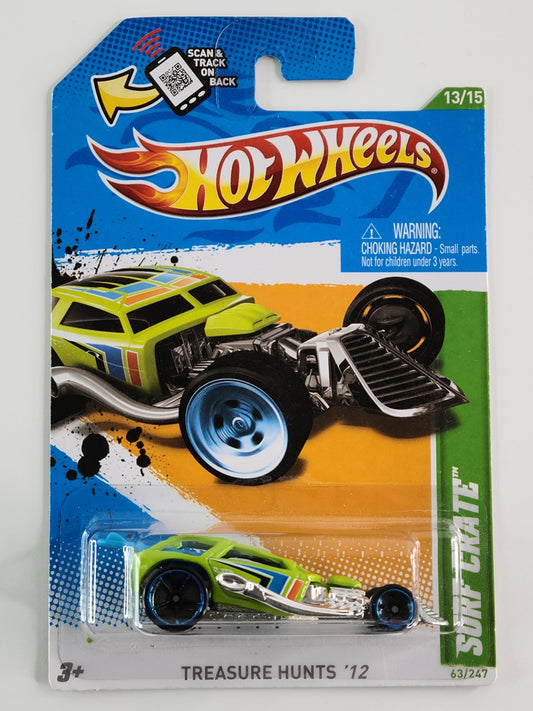 Hot Wheels - Surf Crate (Lime Green) [2012 Treasure Hunts Series - 13/15]