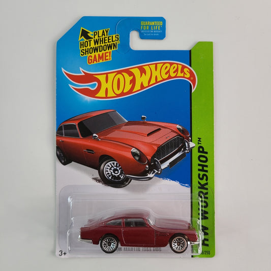 Hot Wheels - Aston Martin 1963 DB5 (Metalflake Red) [HW Workshop (2015) - 245/250]