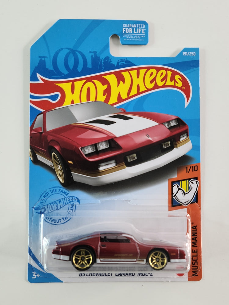 Hot Wheels - '85 Chevrolet Camaro IROC-Z (Maroon)