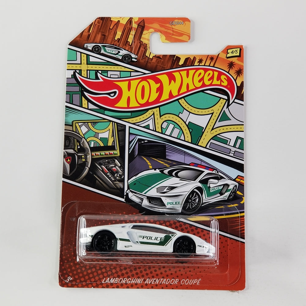 Hot Wheels - Lamborghini Aventador Coupé (White) [Walmart Exclusive]