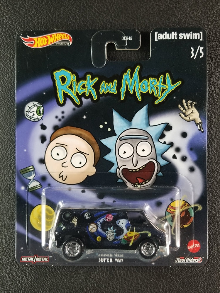 Hot Wheels Premium - Super Van (Black) [3/5 - 2020 Pop Culture: Rick and Morty]