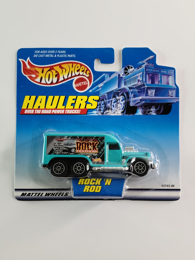 Hot Wheels - Rock 'N Rod (Aqua) [Haulers (2000)]