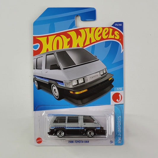 Hot Wheels - 1986 Toyota Van (Metalflake Gray) [Card Variant]