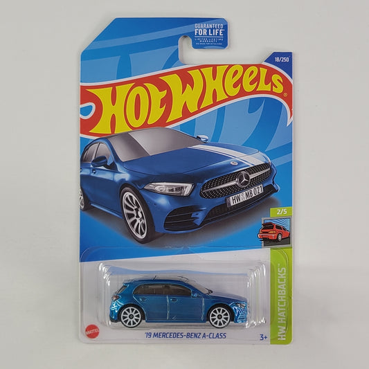 Hot Wheels - '19 Mercedes-Benz A-Class (Metalflake Blue)