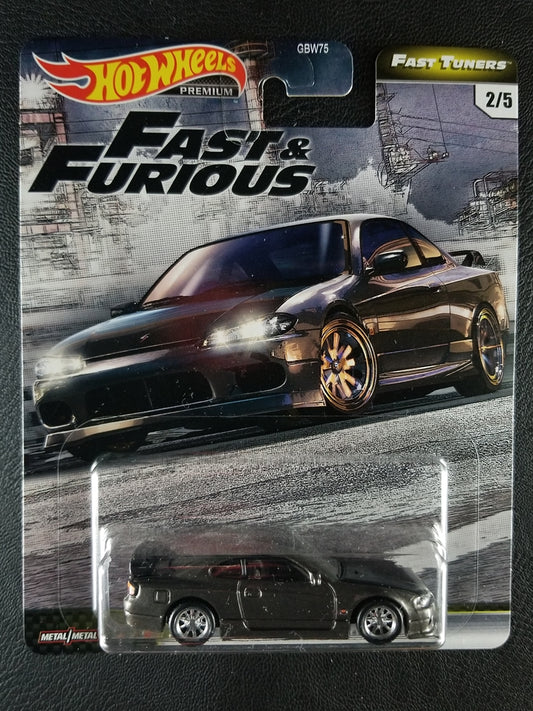 Hot Wheels Premium - Nissan Silvia (S15) (Black)