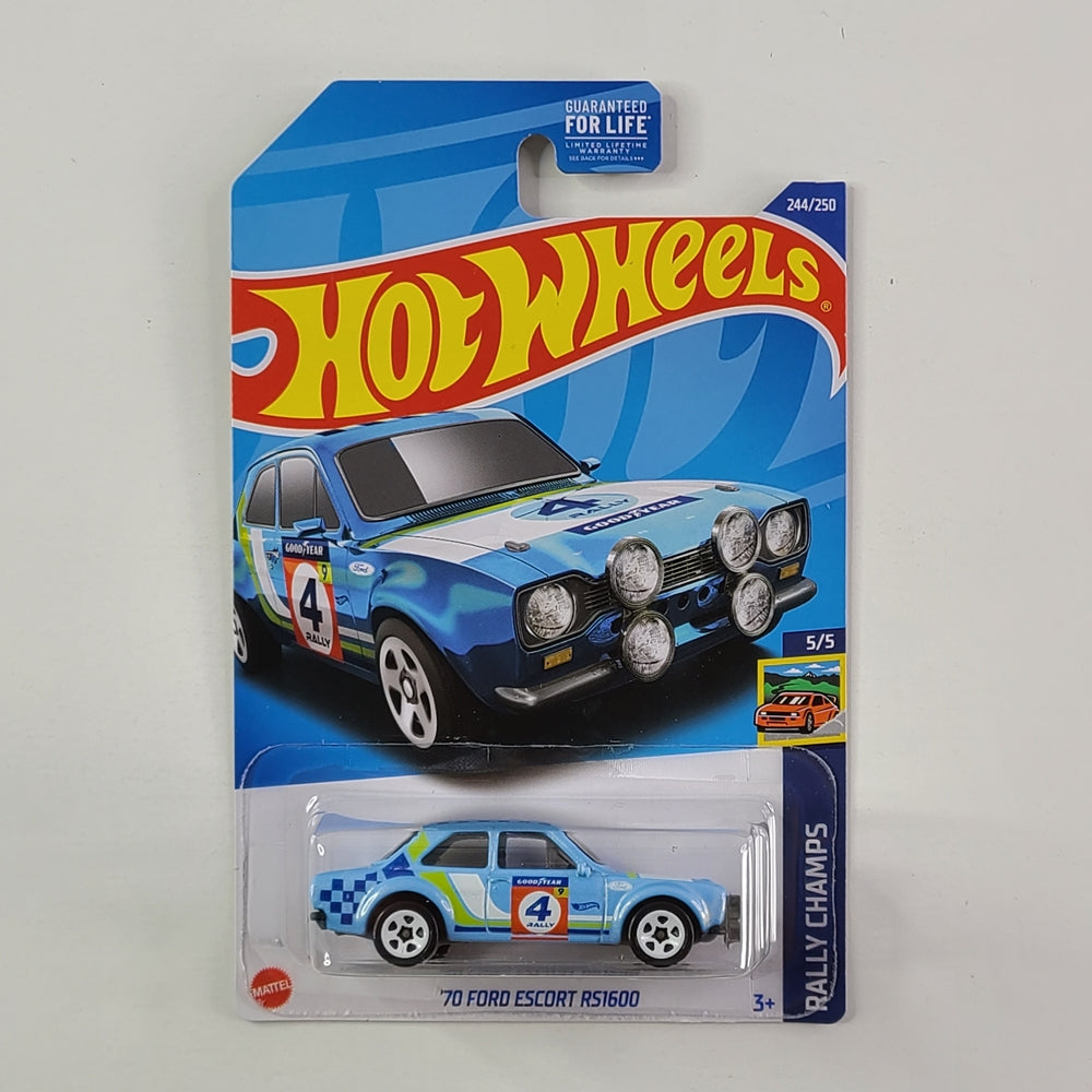 Hot Wheels - '70 Ford Escort RS1600 (Pearl Light Blue)