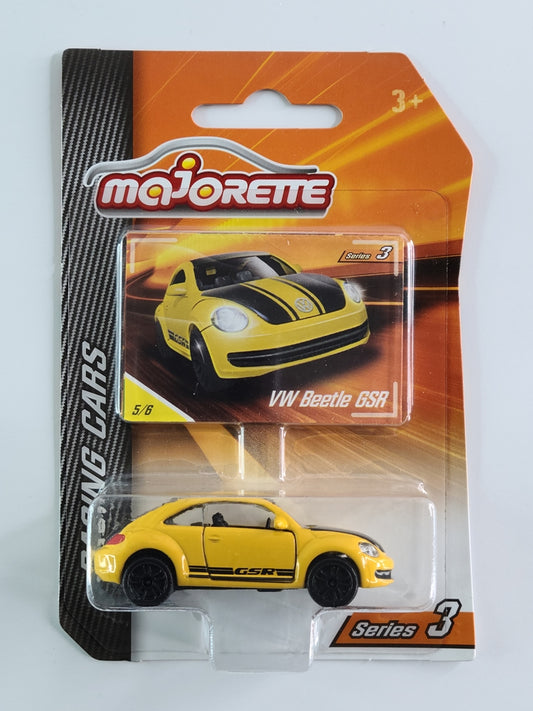 Majorette - VW Beetle GSR (Yellow) [Racing Cars (Series 3) - 5/6]