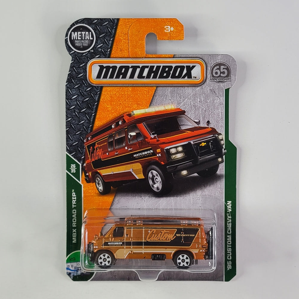 Matchbox - '95 Custom Chevy Van (Metalflake Brown)