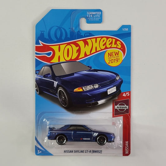 Hot Wheels - Nissan Skyline GT-R (BNR32) (Metallic Dark Blue)