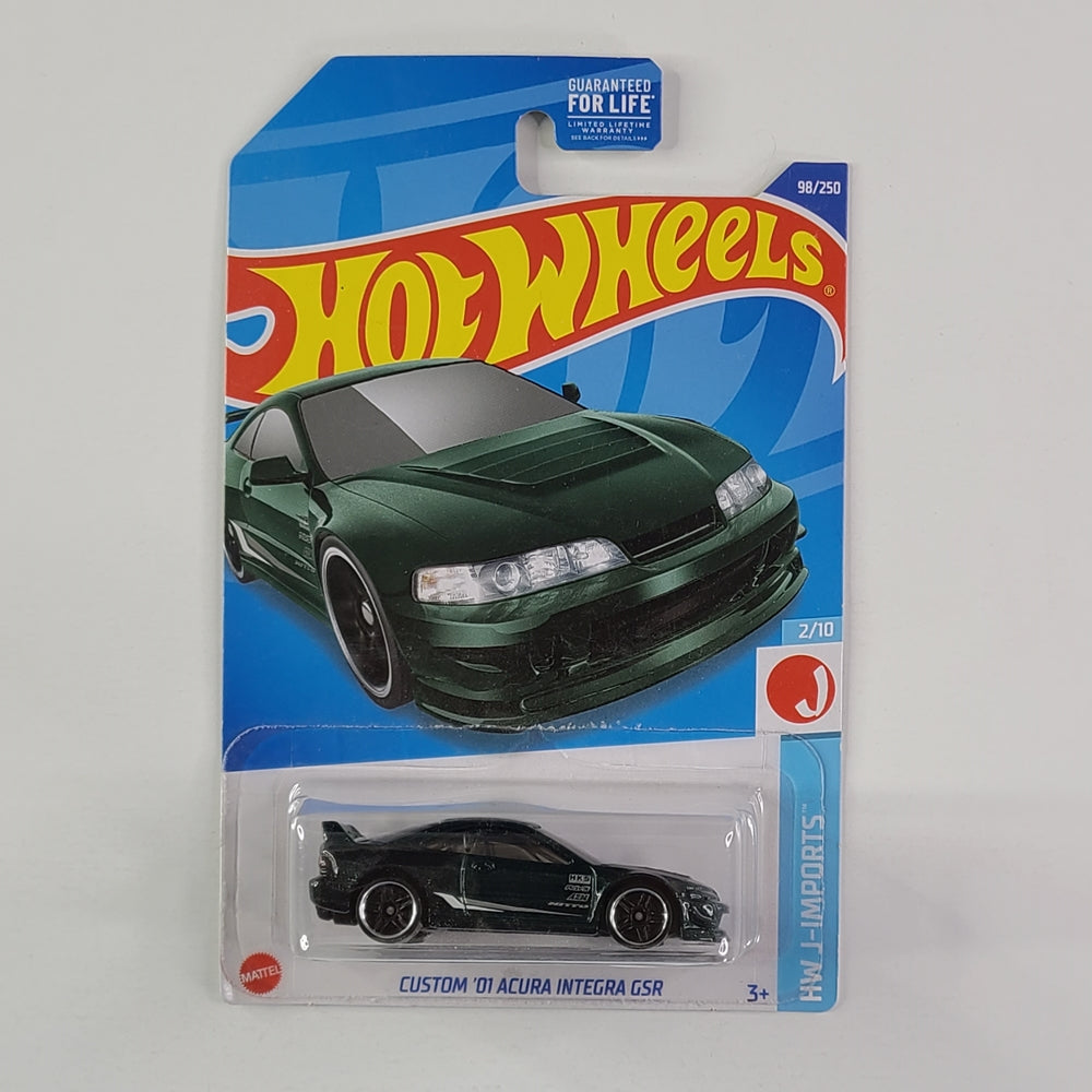 Hot Wheels - Custom '01 Acura Integra GSR (Metalflake Dark Green)
