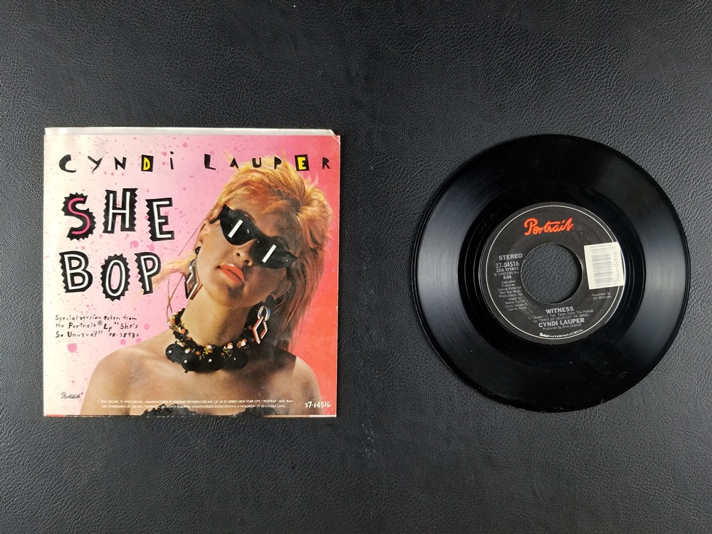 Cyndi Lauper - She Bop (1984, 7'' Single)