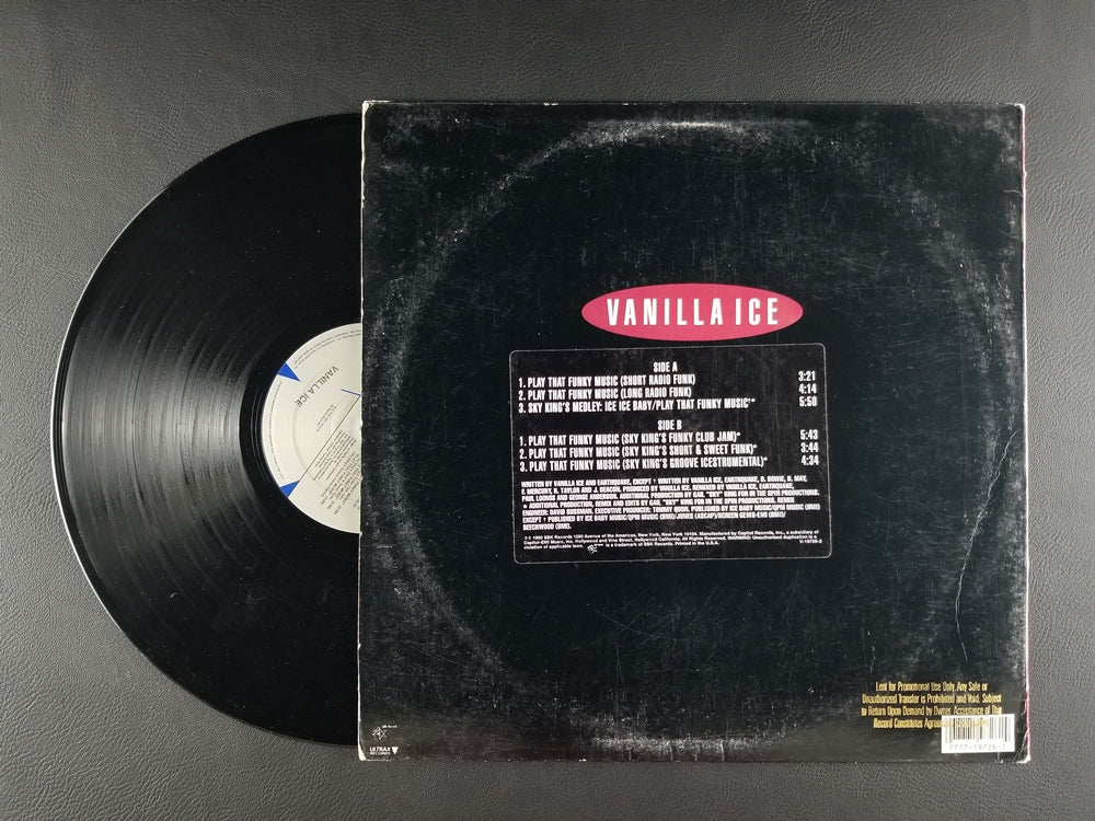Vanilla Ice - Play That Funky Music (1990, 12'' Single)
