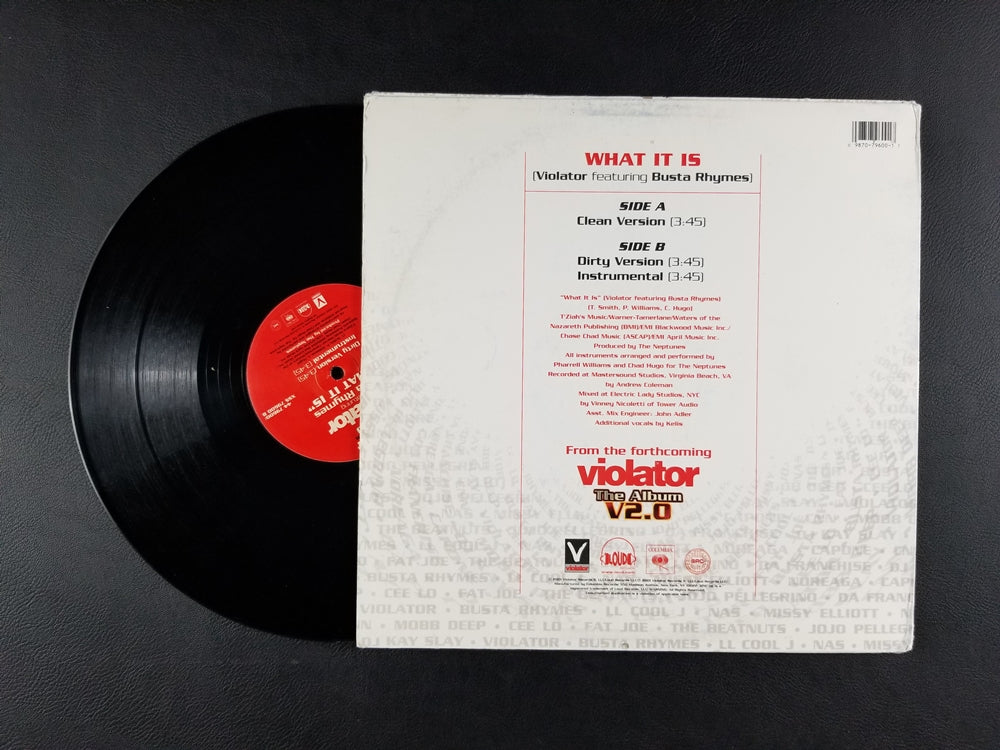 Violator featuring Busta Rhymes - What It Is (2001, 12'' Single)