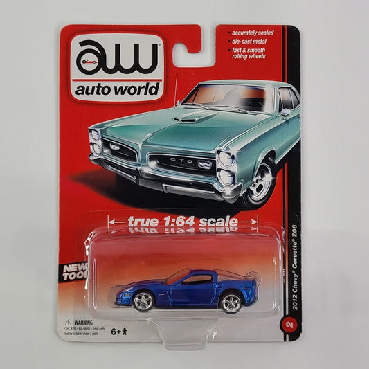 Auto World - 2012 Chevy Corvette Z06 (Blue)