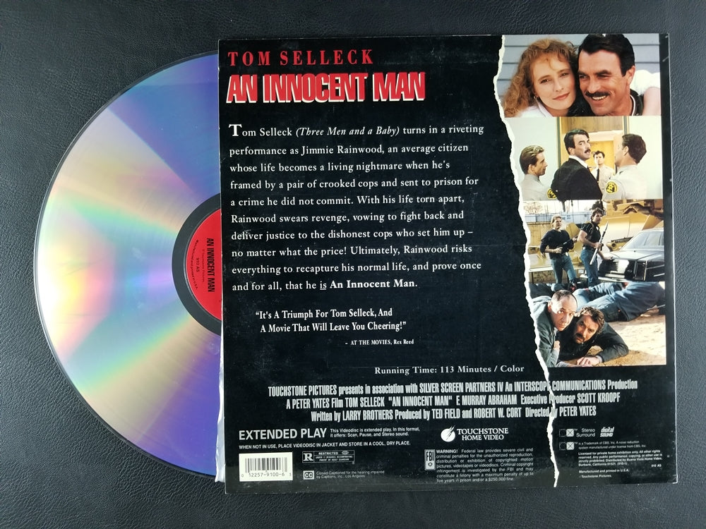 An Innocent Man (1990, Laserdisc)