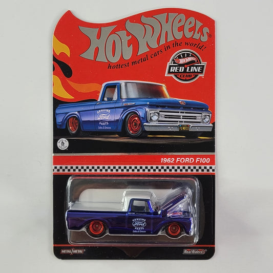 Hot Wheels - 1962 Ford F100 (Spectraflame Navy Blue) [2022 RLC Exclusive - 29298/30000]