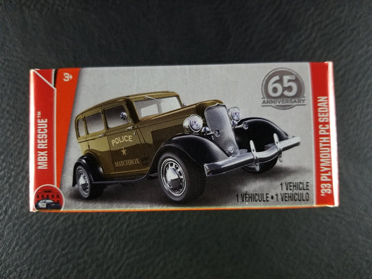 Matchbox - '33 Plymouth PC Sedan (Brown) [5/30 - MBX Rescue] (Small Box)