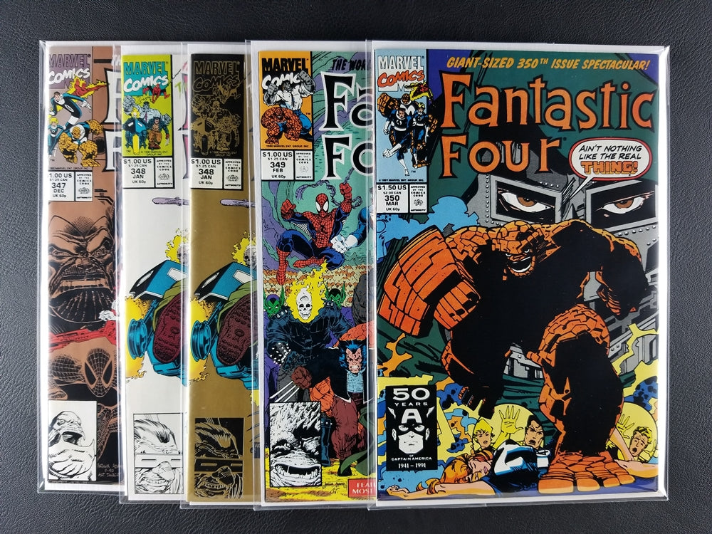 Fantastic Four [1st Series] #347-350 Set (Marvel, 1990-91)