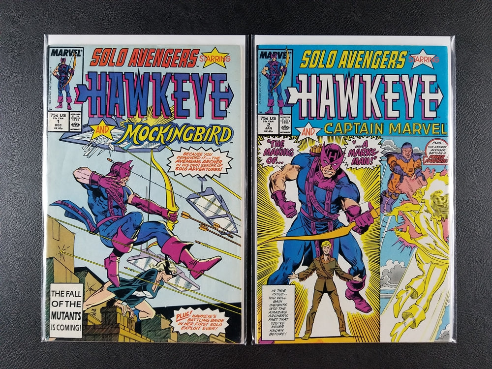 Solo Avengers #1-10 Set (Marvel, 1987-88)