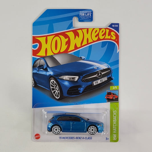 Hot Wheels - '19 Mercedes-Benz A-Class (Metalflake Blue)