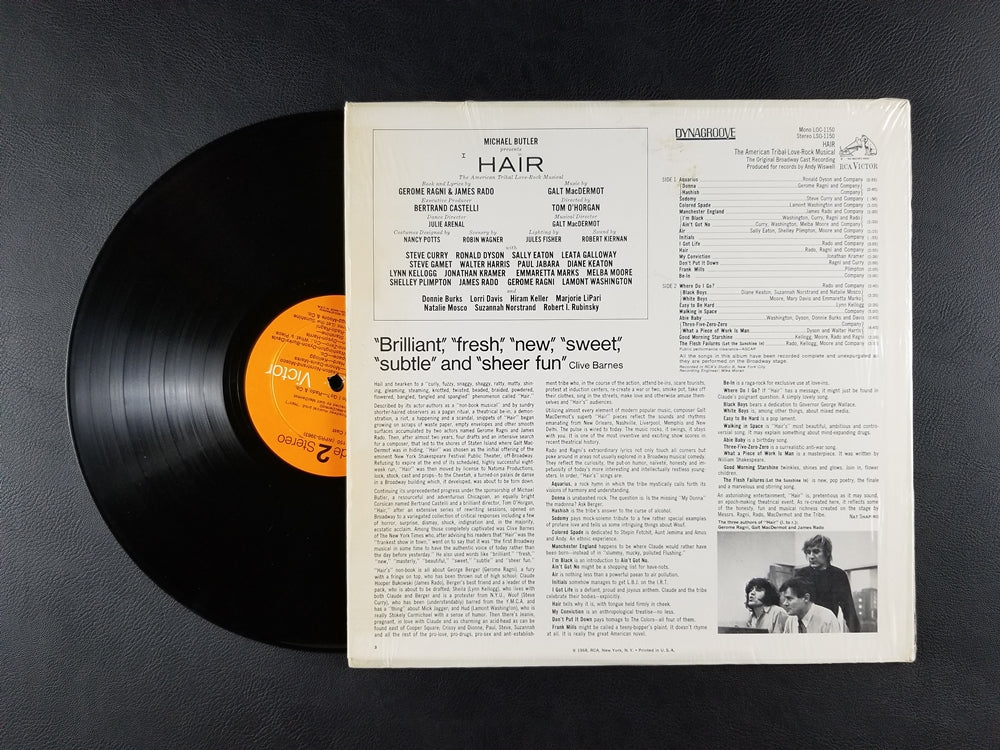 Various - Hair - The American Tribal Love-Rock Musical [The Original Broadway Cast Recording) (1968, LP)