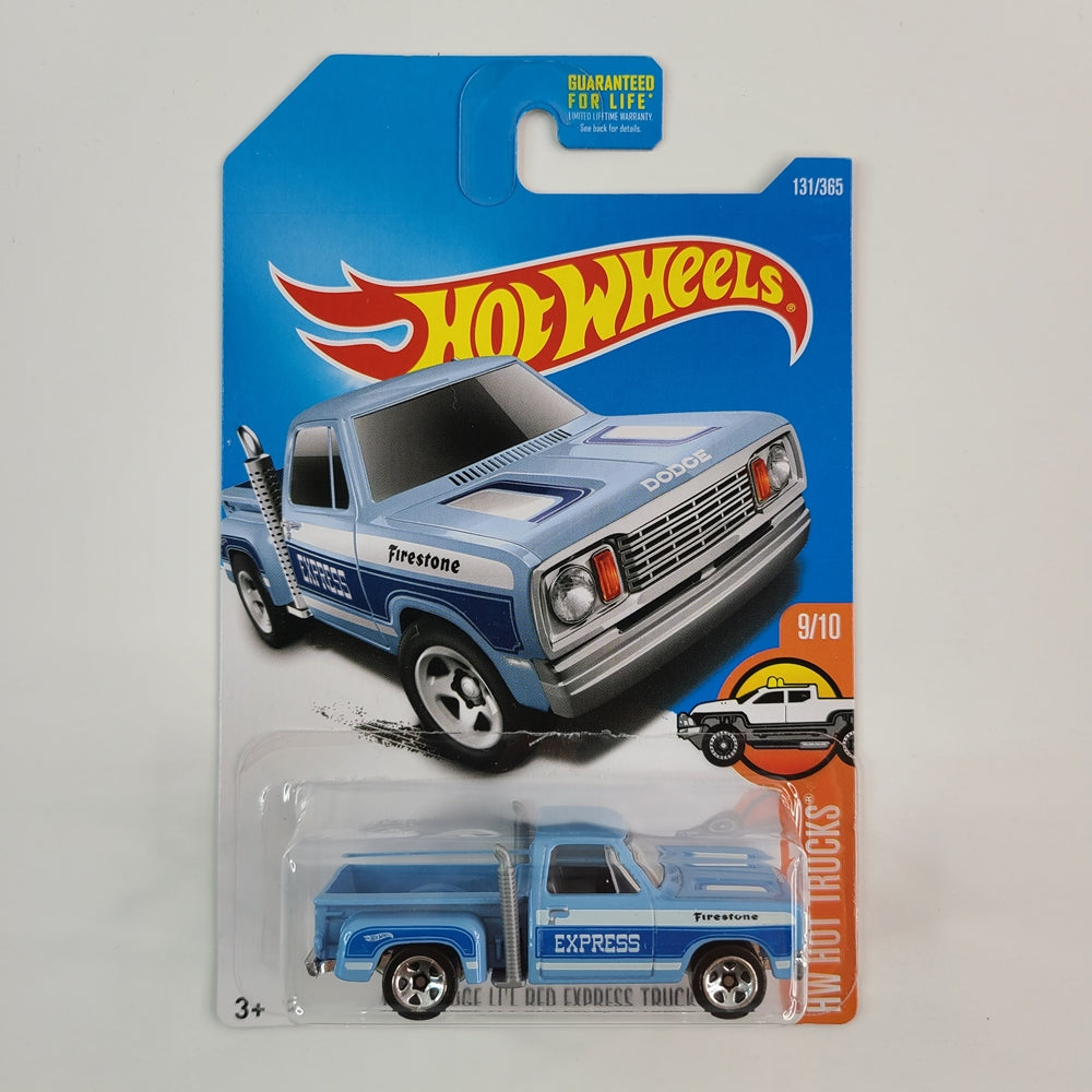 Hot Wheels - 1978 Dodge Li'l Red Express Truck (Light Blue) [HW Hot Trucks Mini Collection (2017) - 9/10]