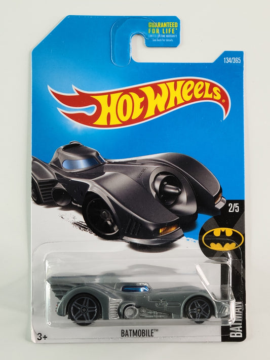 Hot Wheels - Batmobile (1989) (Metalflake Grey) [Batman Mini Collection (2017) - 2/5]