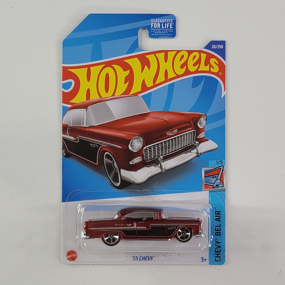 Hot Wheels - '55 Chevy (Metalflake Red)