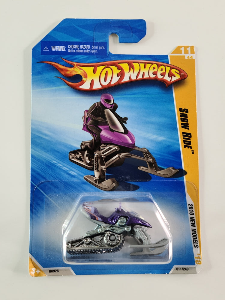 Hot Wheels - Snow Ride (Metalflake Dark Purple) [2010 New Models - 11/44]