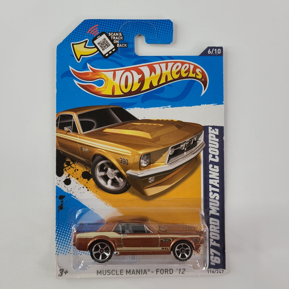 Hot Wheels - '67 Ford Mustang Coupe (Metallic Brown)