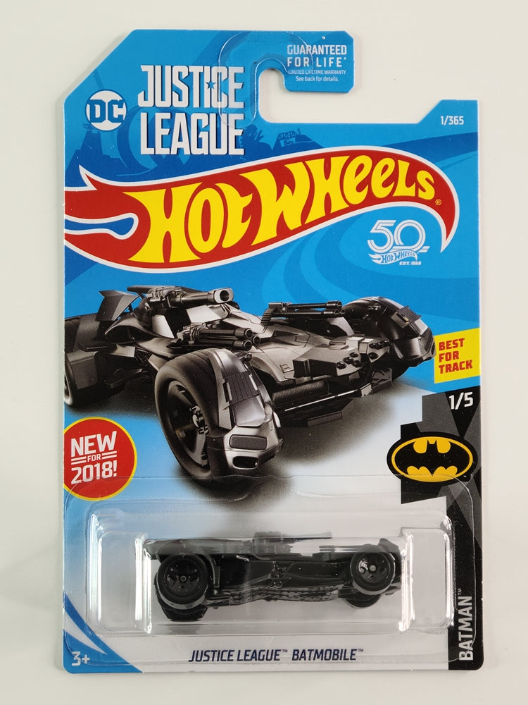 Hot Wheels - Justice League Batmobile (Flat Black) [Batman Mini Collection (2018) - 1/5] [New for 2018]