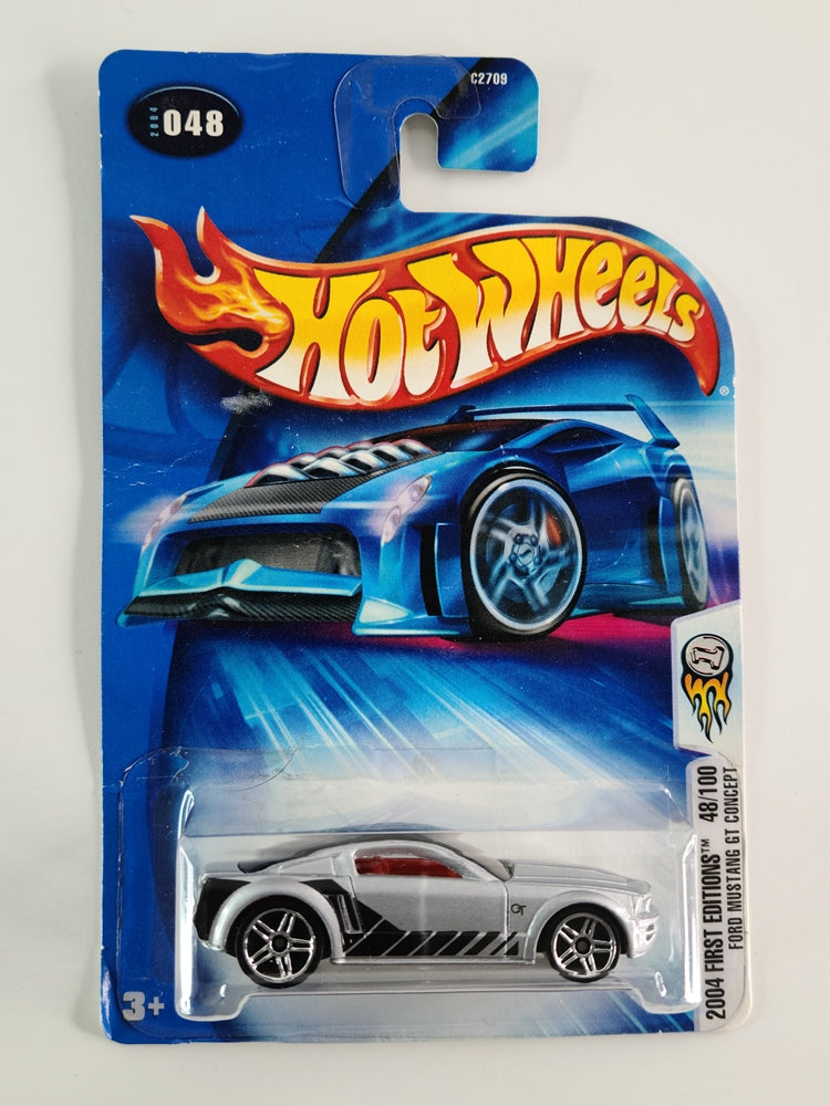 Hot Wheels - Ford Mustang GT Concept (Zamac) [2004 First Editions - 48/100]