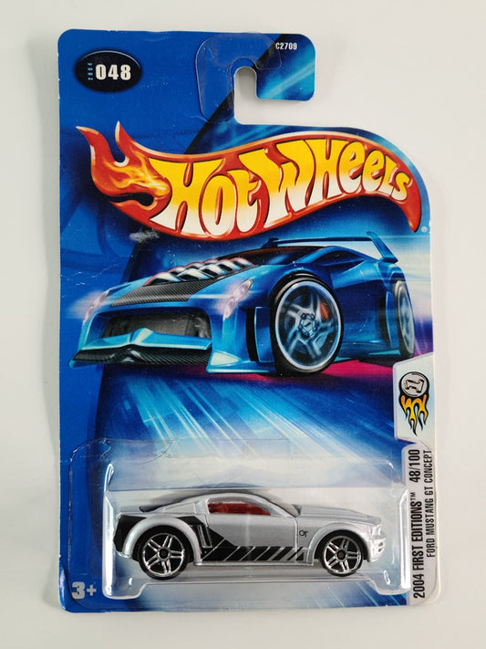 Hot Wheels - Ford Mustang GT Concept (Zamac) [2004 First Editions - 48/100]