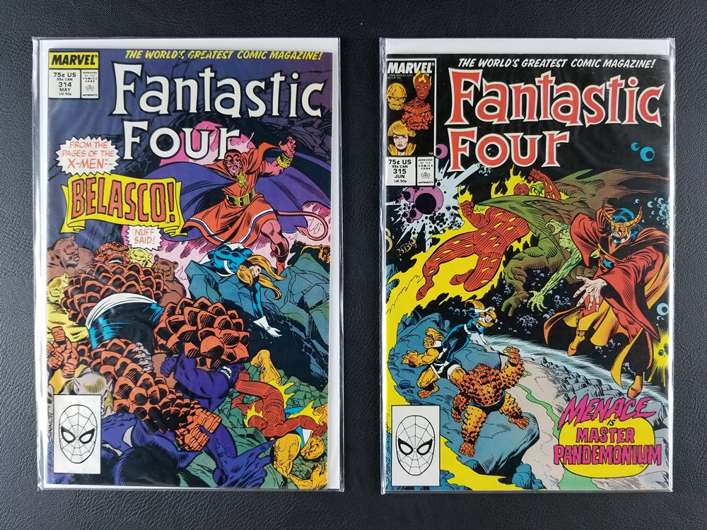 Fantastic Four [1st Series] #312-320 Set (Marvel, 1988)