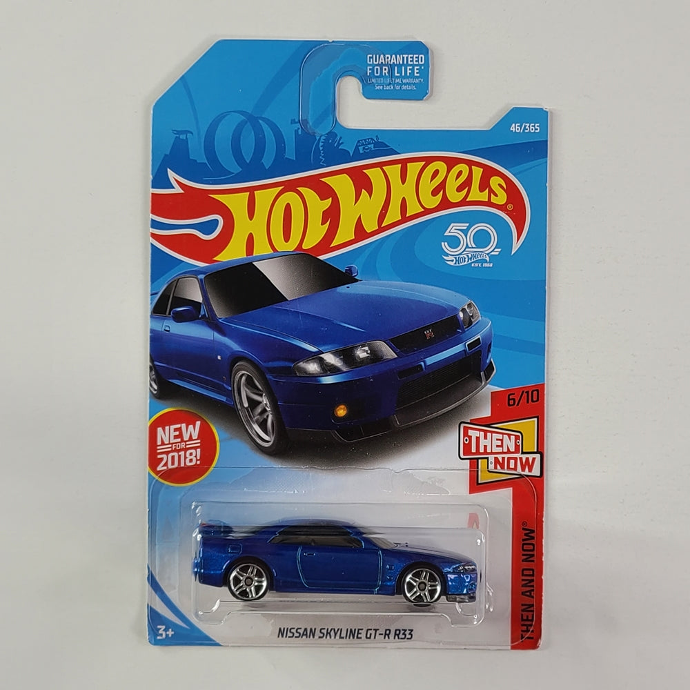 Hot Wheels - Nissan Skyline GT-R R33 (Metalflake Blue)