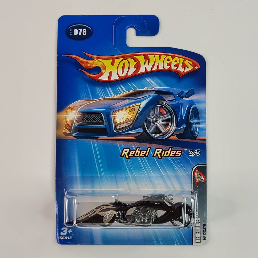 Hot Wheels - W-Oozie (Black) [Rebel Rides Series (2005) - 3/5]