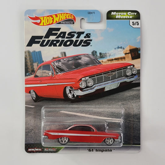 Hot Wheels Premium - '61 Impala (Red)