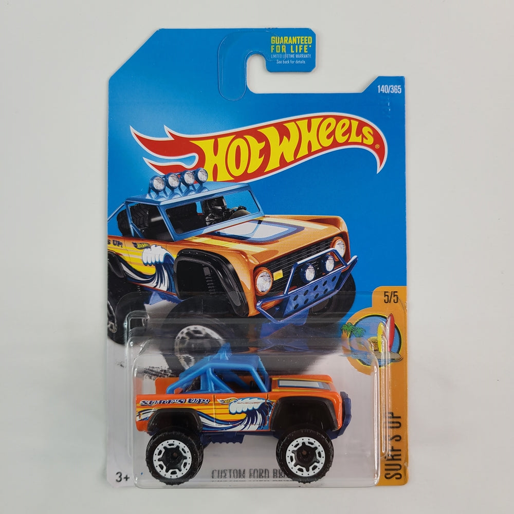 Hot Wheels - Custom Ford Bronco (Orange) [Surf's Up Mini Collection (2017) - 5/5]