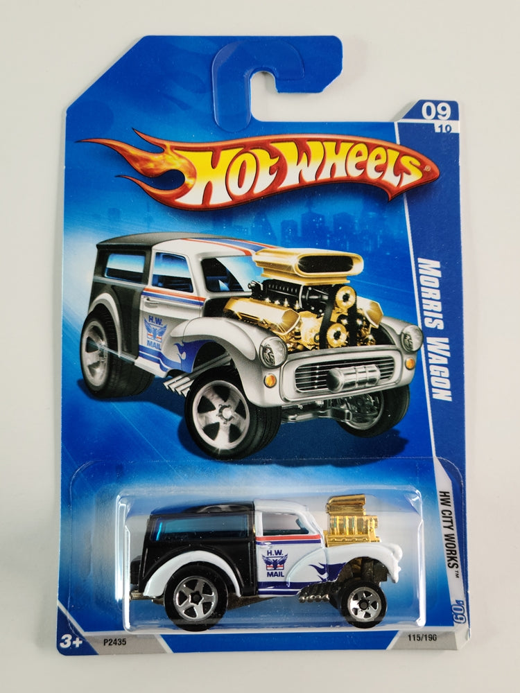 Hot Wheels - Morris Wagon (White) [HW City Works Series (2009) - 9/10]