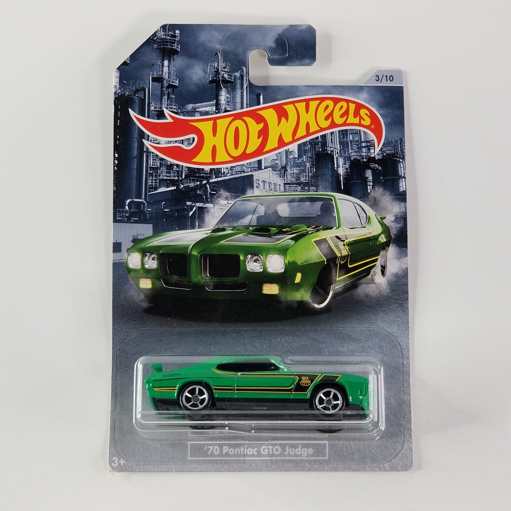 Hot Wheels - '70 Pontiac GTO Judge (Green) [Walmart Exclusive]